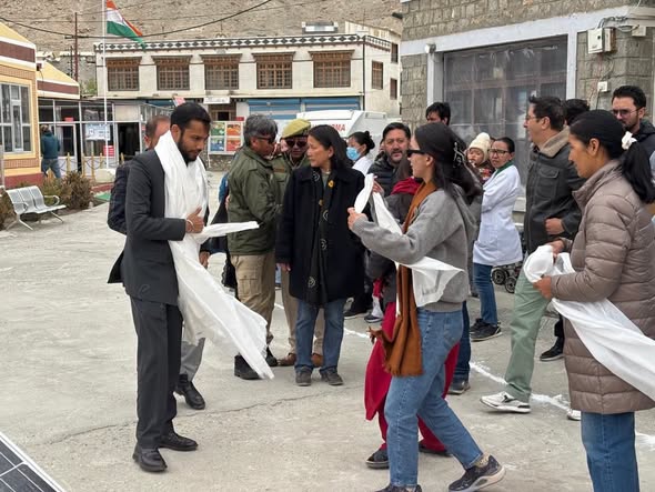 The Deputy Commissioner, Changthang, Nitish Rajora (IAS),today visited Sub-Division Durbuk and reviewed various developmental and public welfare activities in the region.