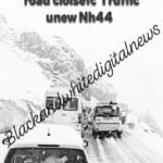 Zojila pass #snowfall temporary road closed
