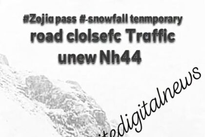 Zojila pass #snowfall temporary road closed