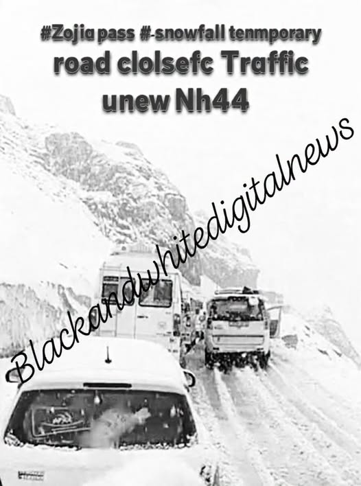 Zojila pass #snowfall temporary road closed