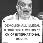 Amit Shah Orders ‘Zero Tolerance’ Against Illegal Constructions Near International Borders