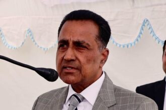 Hon’ble Chief Justice of the High Court of Jammu & Kashmir and Ladakh, Justice Arun Palli, addressing a farewell function organised by the Members of the J&K High Court Bar Association (Regd.), Jammu.