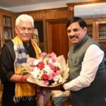 Glad to have met Hon'ble Chief Minister of Madhya Pradesh, Dr Mohan Yadav Ji at Lok Bhavan Srinagar, earlier today.