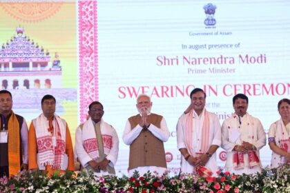 PM Modi Congratulates Himanta Biswa Sarma On Taking Oath As Assam Chief Minister