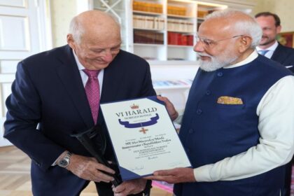 PM Modi Conferred Norway’s Highest Honour, 32nd International Award During His Oslo Visit