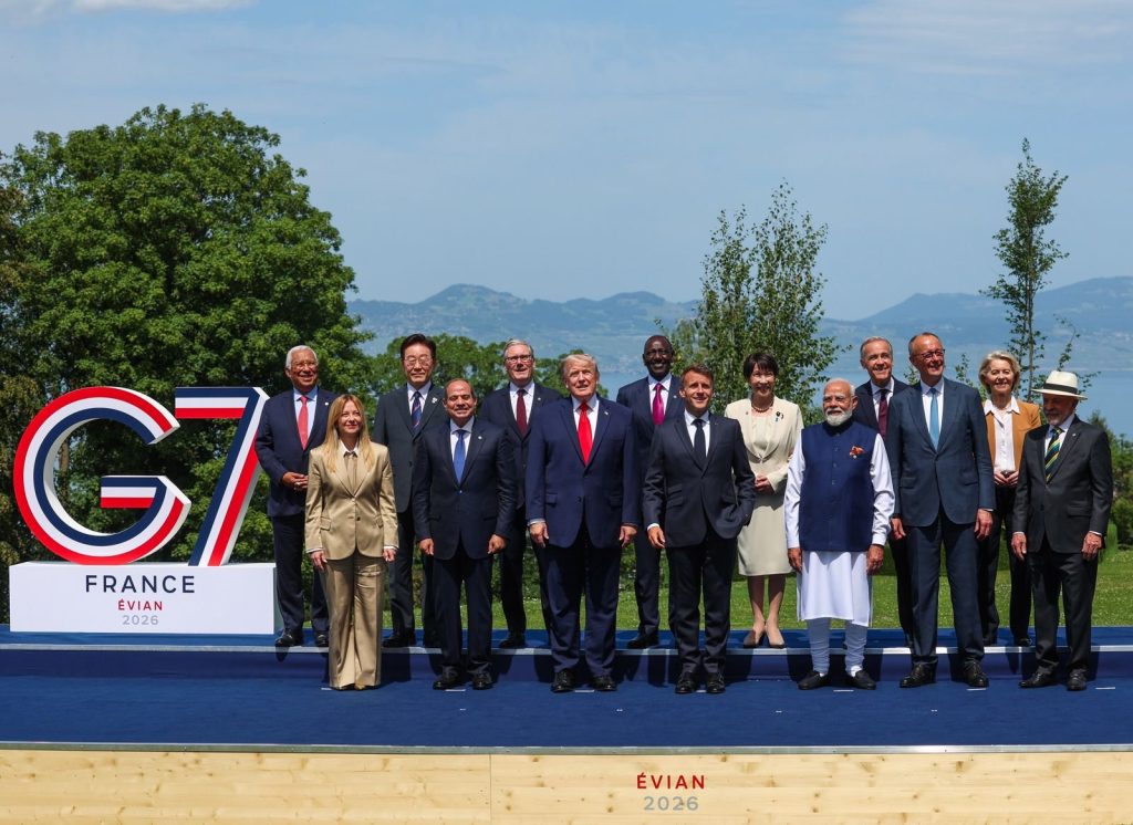 G7 Summit: PM Modi Interacts With World Leaders, Thanks Macron For Welcome
