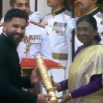 President Murmu Presents Padma Awards To Rohit Sharma, Savita Punia And Other Sporting Icons