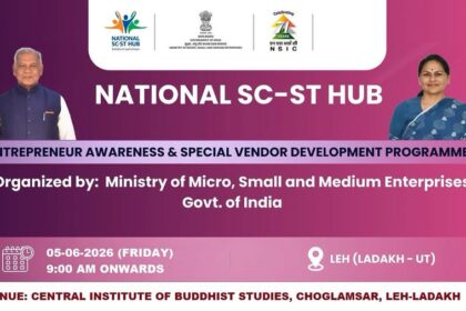 Pre-Event News for Entrepreneur Awareness & Special Vendor Development Program on 5th June 2026 (Friday)
