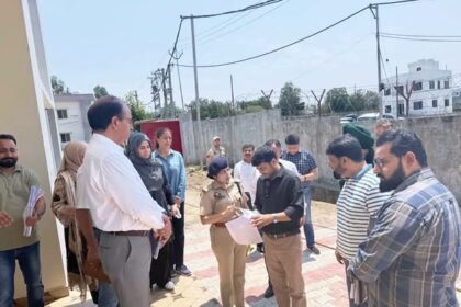 Jammu Smart City CEO Reviews Progress of Upcoming OST Centre at Police Drug De-Addiction Facility