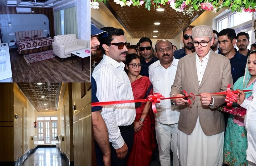 CM Omar Abdullah Inaugurates Additional Accommodation Block at Circuit House Church Lane.