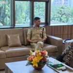 DG, #CRPF, G. P. Singh, IPS met Mukesh Singh, IPS, DGP Manipur at PHQ Imphal.