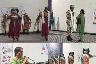 Mera Yuva Bharat Ladakh Participants Celebrate Cultural Evening at ITBP Headquarters