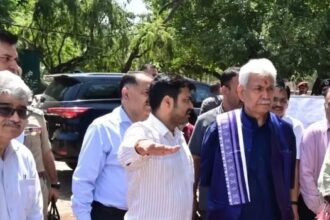Lt Governor Visits Mubarak Mandi Heritage Complex, Reviews Progress of ongoing Projects.