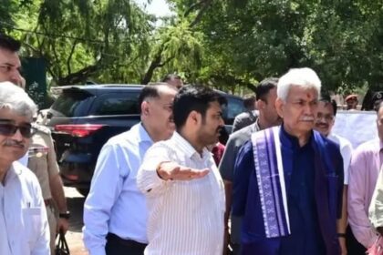 Lt Governor Visits Mubarak Mandi Heritage Complex, Reviews Progress of ongoing Projects.