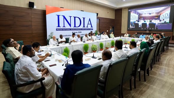 INDIA Alliance Leaders Meet in New Delhi to Discuss Democratic Institutions and Political Developments