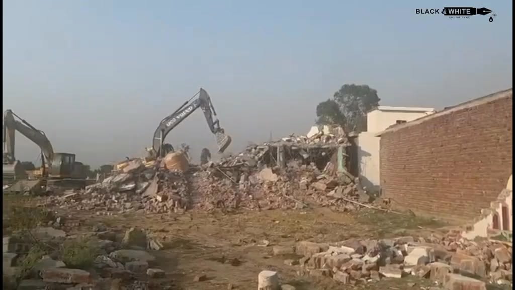 Jammu Police, District Administration Demolish Properties Worth ₹6 Crore Linked to Drug Kingpins in Bishnah