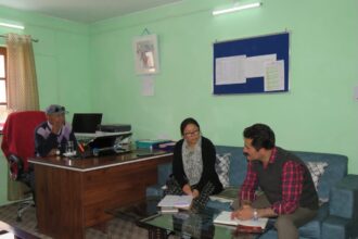 DC Sham Conducts Surprise Inspection of Government Offices and ICDS Centre.