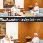 LG Manoj Sinha met Hon’ble Union Home Minister Amit Shah in Delhi .