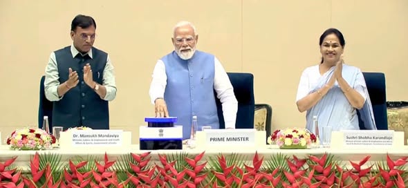 Grateful to Hon’ble PM Shri Narendra Modi Ji for giving a new impetus to job creation, enhancing employability, and expanding social security across the formal sector. Glad to join the PMVBRY event to release incentives to first-time employees and job-creating establishments.