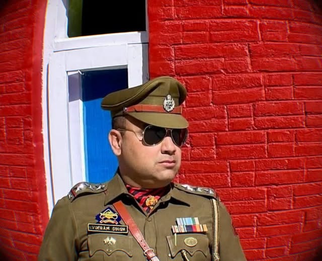 Inspector Vikram Singh posted as Station House Officer (SHO), Police Station R.S. Pura.