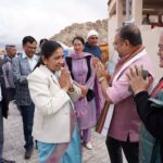 Minister of State (MoS) for Consumer Affairs, Food and Public Distribution of India Nimuben Jayantibhai Bambhaniya Participates in Pratham Sindhu Kumbh 2026 at Leh