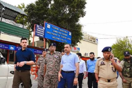 Div Com, IGP Jammu review SANJY 2026 arrangements at Bhagwati Nagar, Tawi Riverfront