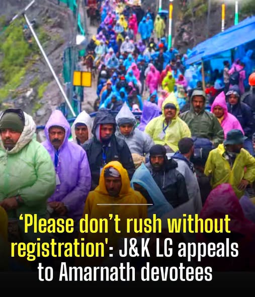 Message to devotees, Lieutenant Governor #ManojSinha has urged pilgrims planning to undertake the sacred Shri