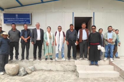 Director, Sheep Husbandry Department, UT Ladakh Visits Khaltsi; Attends National Livestock Mission Awareness Camp at Temisgam