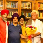 A delegation of Gurdwara Prabandhak Committee district Srinagar led by its President S. Jaspal Singh called on Lieutenant Governor Manoj Sinha today.