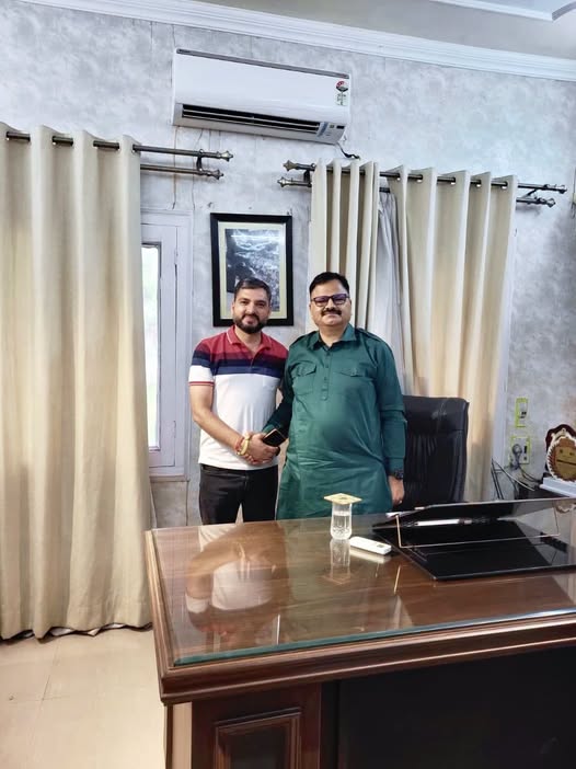BWO Chairman Avinash Choudhary Meets Cabinet Minister Javed Ahmed Rana, Discusses Public Welfare and Sustainable Development