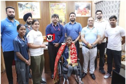 SMVDSB felicitates Para Archer Payal Nag on Securing Bronze at World Archery Para Series held at Nova Mesto, Czech Republic.
