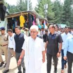 LG Manoj Sinha today visited the Nunwan base camp to inspect the facilities being provided to the Shri Amarnath Ji Yatra pilgrims, and chaired a review meeting with senior officials.