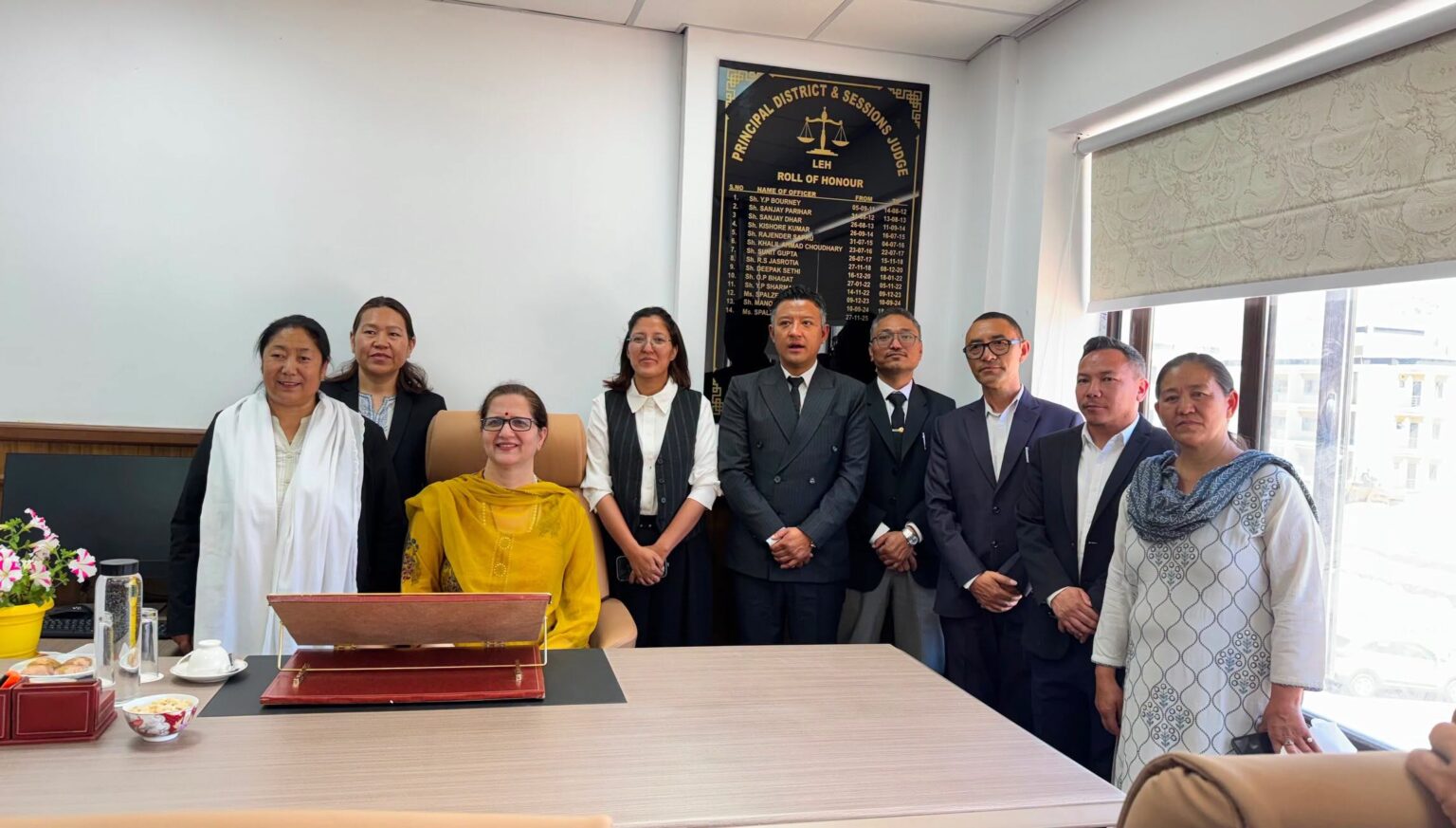 Hon’ble Justice Sindhu Sharma, Judge, High Court of J&K and Ladakh and the Executive Chairman