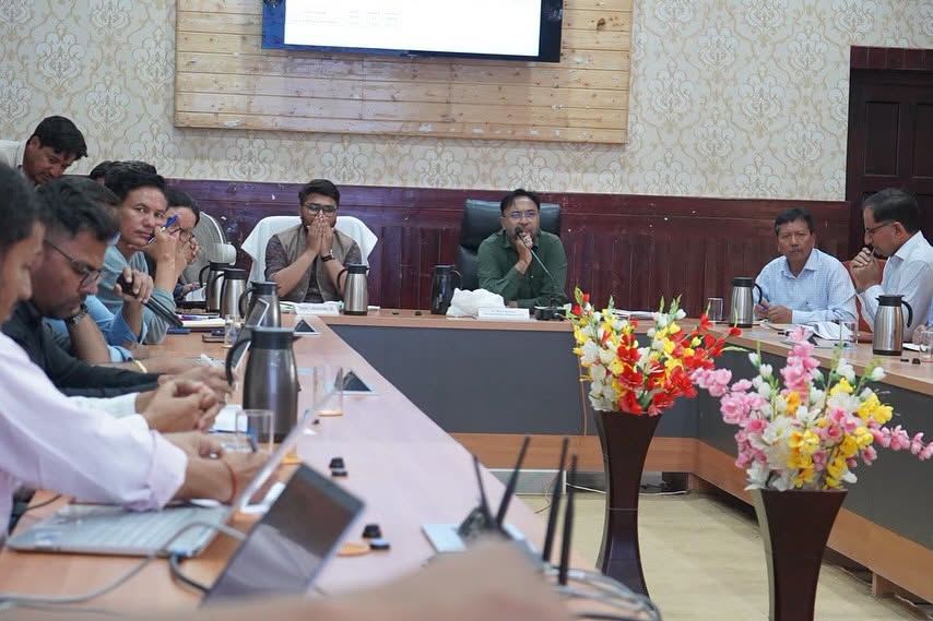 MP Ladakh Chairs District Electricity Committee Meeting to Review RDSS and PMDP Works