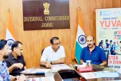 Divisional Commissioner Jammu launches "Nasha Mukt Yuva for Viksit Bharat" Campaign