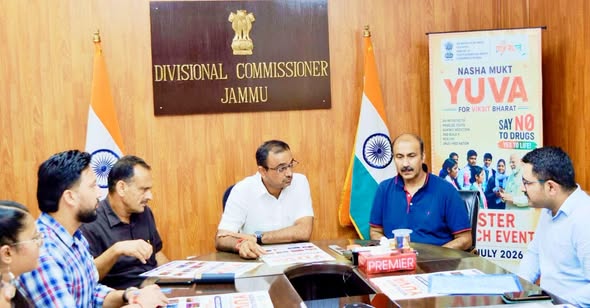 Divisional Commissioner Jammu launches "Nasha Mukt Yuva for Viksit Bharat" Campaign