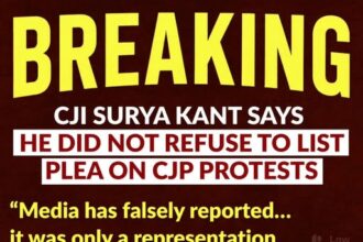The Chief Justice of India Surya Kant today clarified that he did not refuse to hear a petition pertaining to police action on CJP protesters at Jantar Mantar.