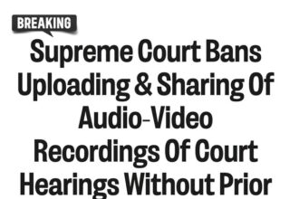 The Supreme Court on Friday passed an interim order prohibiting the extraction, editing, dissemination, reposting, uploading or monetisation of audio and video recordings of judicial proceedings on social media and other digital platforms without prior permission from the concerned court.