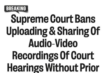 The Supreme Court on Friday passed an interim order prohibiting the extraction, editing, dissemination, reposting, uploading or monetisation of audio and video recordings of judicial proceedings on social media and other digital platforms without prior permission from the concerned court.