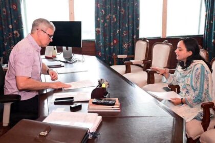 MLA Kishtwar Shagun Parihar, called on the Chief Minister and discussed developmental priorities and public issues of kistwar constituency.