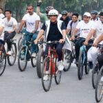 Mansukh Mandaviya Leads Nationwide 80th Edition Of Fit India Sundays On Cycle, Calls For One Hour Of Daily Fitness