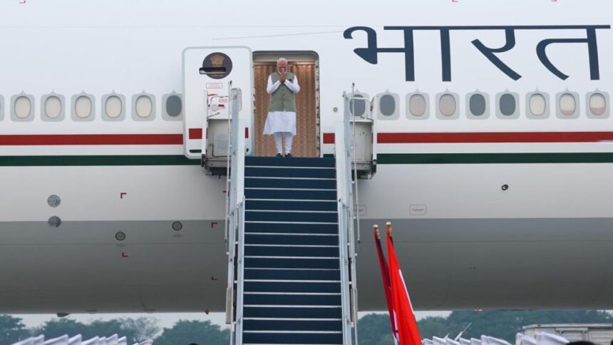 PM Modi Arrives In Indonesia, Received By President Prabowo Subianto At Jakarta Airport