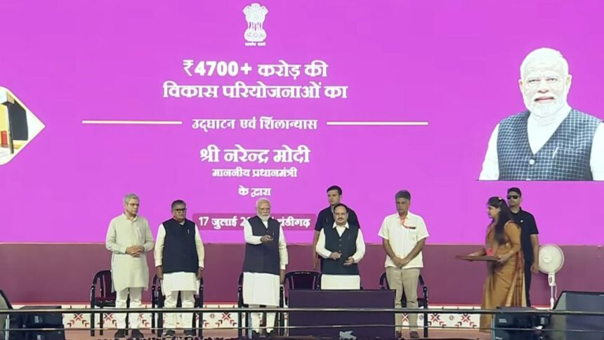 PM Modi Inaugurates, Lays Foundation Stone Of Projects Worth Rs 4,700 Crore In Chandigarh; Says City Is ‘Model Of Development’ For India
