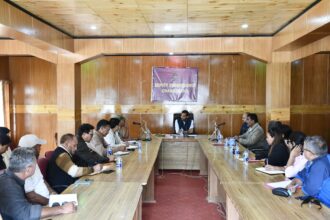 DC Changthang Chairs Review Meeting on Independence Day Celebrations