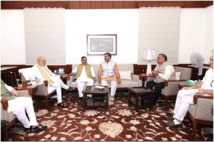 BJP J&K Leadership Meet Amit Shah, J.P. Nadda in New Delhi