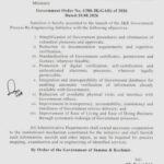 J&K Government Launches Major Process Re-Engineering Initiative to Cut Red Tape, Reduce Paperwork and Strengthen Accountability