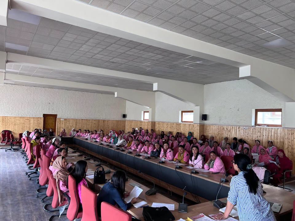 District Hub for Empowerment of Women Leh, Mission Shakti,Conducts Sensitisation Programme for Anganwadi Workers on Child Marriage and Women-Centric Support Services