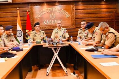 DGP Nalin Prabhat conducted a hybrid Operational Review, with all formations of J&K Police and Senior officers of CAPF