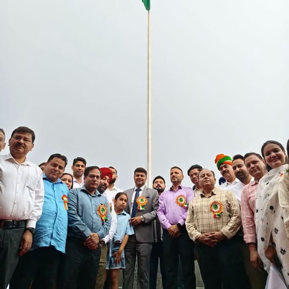 Dr. Devansh Yadav Hoists Tricolour at JMC Town Hall on 80th Independence Day