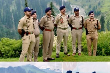 Director General of Police, J&K, Nalin Prabhat, conducted an operational review of Temporary Operating Bases (TOBs) established at strategic locations on the northern face of the Pir Panjal range.